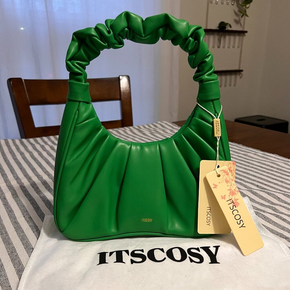 NWT Vegan Itscosy Green Handbag